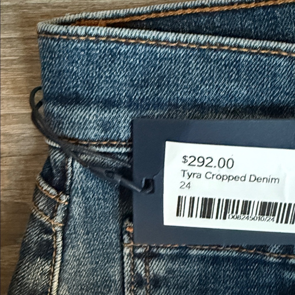 NEW Ramy Brook Tyra Cropped Denim 24 - Picture 7 of 12